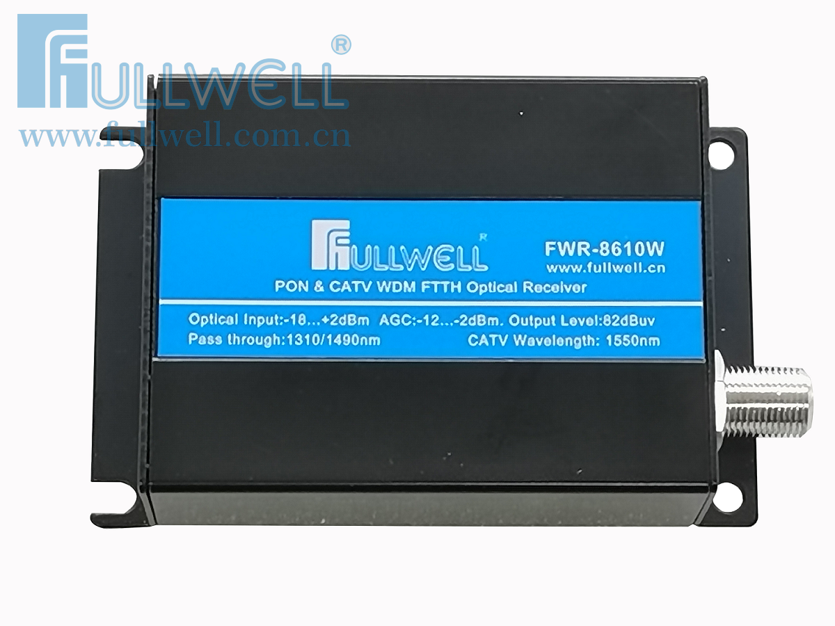 PON & CATV WDM optical receiver (Metal case)